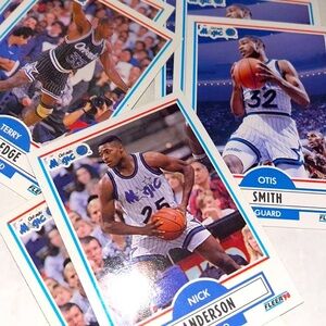 NBA 1990 Fleer Vintage Orlando Magic basketball sports cards mystery pack